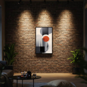 Geometric Gradient Poster