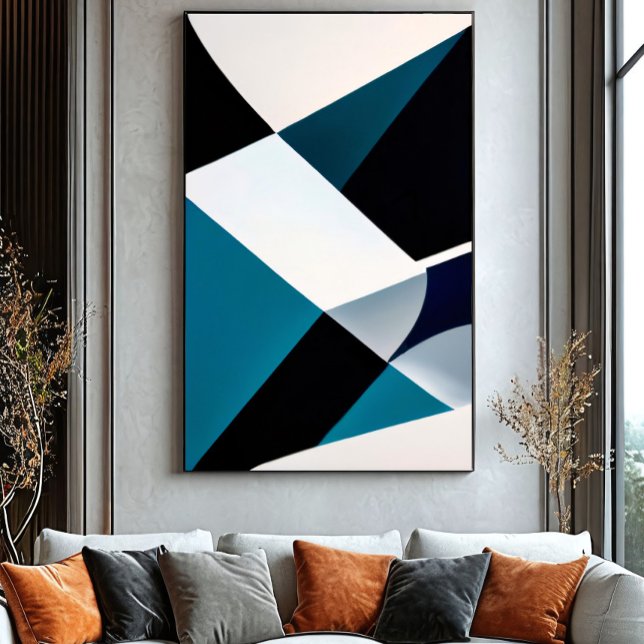 Geometric Gradients Canvas Print (Creator Uploaded)
