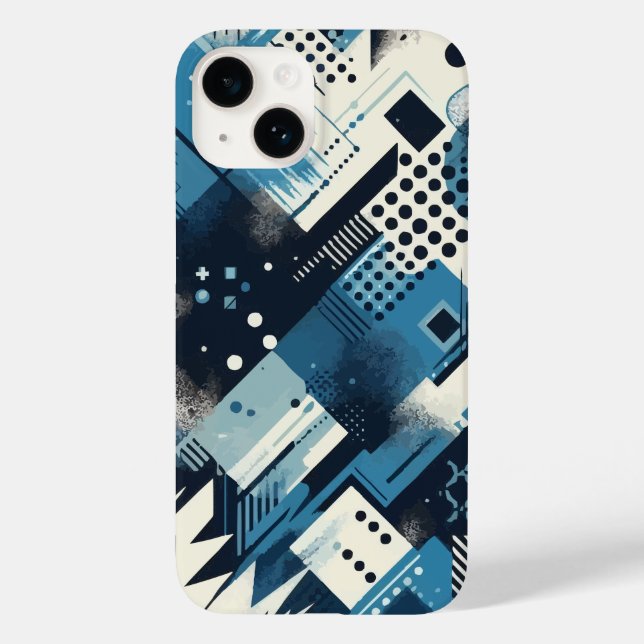 Geometric Graffiti Pattern Case-Mate iPhone Case (Back)