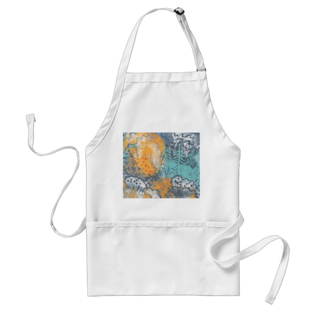 geometric graphic  standard apron (Front)