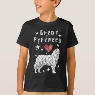 Geometric Great Pyrenees T-Shirt