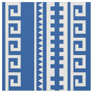 Geometric Greek Style Pattern Fabric