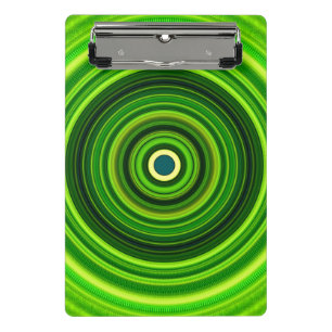 Geometric Green Mandala Design-64055 Mini Clipboard