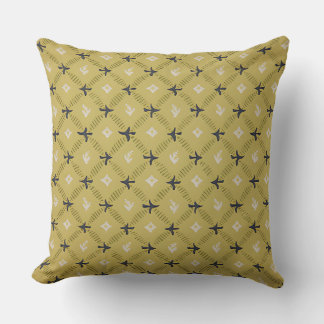 Geometric Green Pattern Cushion