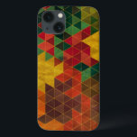 Geometric Grunge Triangle Pattern iPhone 13 Case<br><div class="desc">Geometric Grunge Triangle Pattern</div>