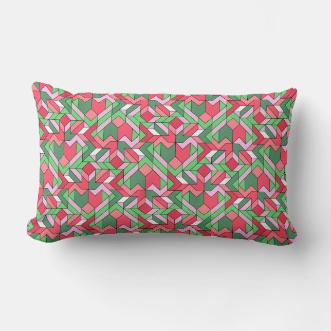 Geometric Harmony #1 Lumbar Cushion (Front)