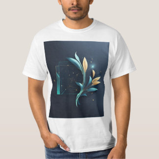 "Geometric Harmony: A Bold Exploration of Graphic T-Shirt