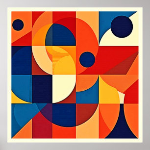 Geometric Harmony: Artful Design Poster