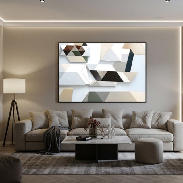 Geometric Harmony Canvas Print (Creator Uploaded)