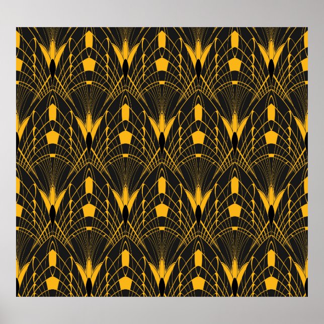 Geometric Harmony: Digital Ornament Design Poster (Front)