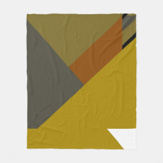Geometric Harmony Fleece Blanket
