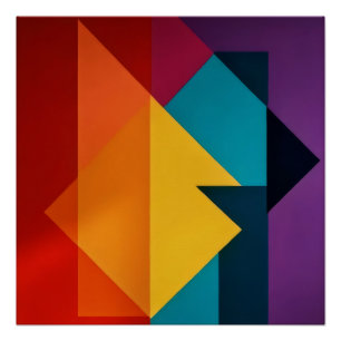 Geometric Harmony Poster