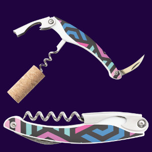Geometric Hexagon Pattern Corkscrew
