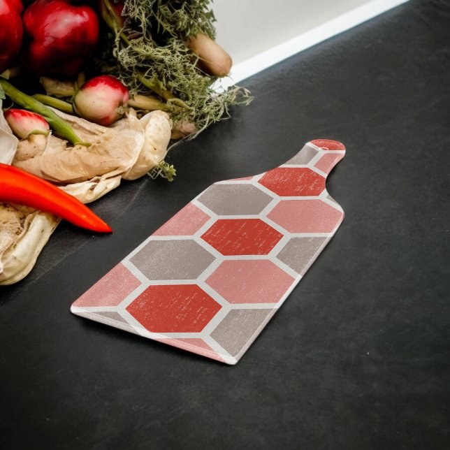 Geometric Hexagon Shapes  Cutting Board (Chopping Board)