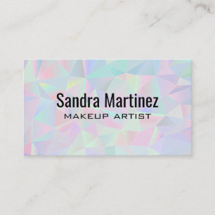 Geometric Holographic Background Business Card