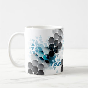 Geometric imagination  coffee mug