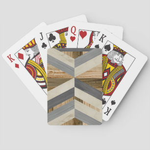 Geometric Inlay Playing Cards
