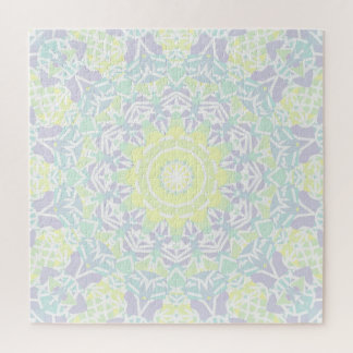 Geometric Intricate Colourful Boho Hippie Mandala  Jigsaw Puzzle