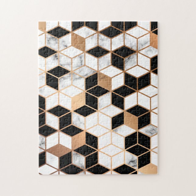 geometric jigsaw puzzle (Vertical)