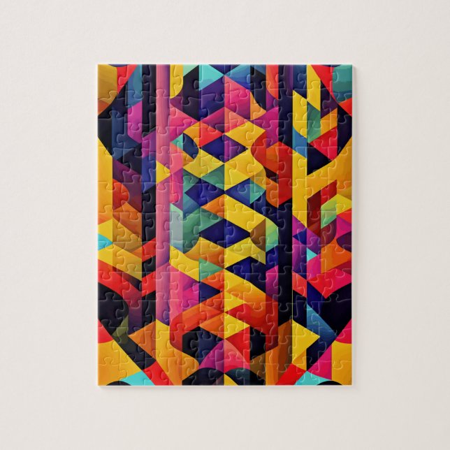 Geometric Jigsaw Puzzle (Vertical)