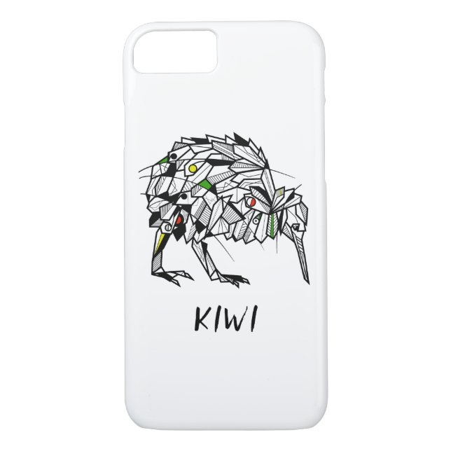 Geometric Koru kiwi Case-Mate iPhone Case (Back)