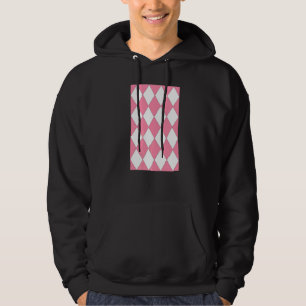 Geometric Large Harlequin Pattern Baker Miller Pin Hoodie