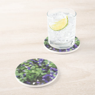 Geometric Lavender Crystal Coaster
