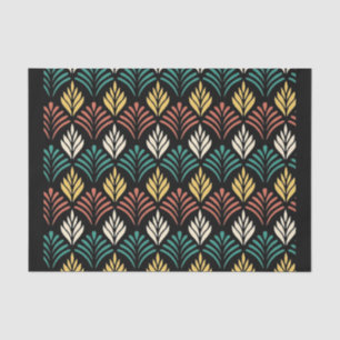 Geometric Leaf Pattern, Geometric Leaves Pattern,  Tissue Paper