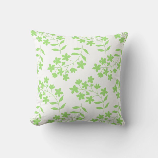 Geometric Leaves Cushion (Front)