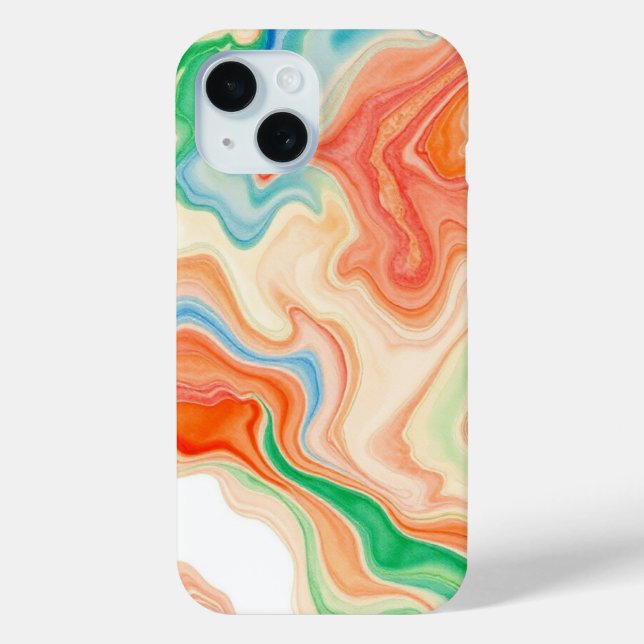  Geometric Line Art Phone Case for iPhone (Back)