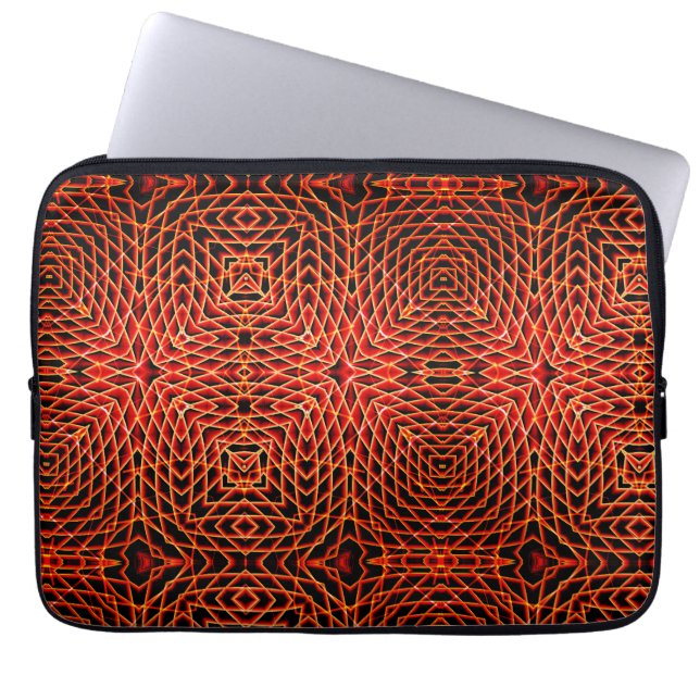 GEOMETRIC Line Pattern Laptop Sleeve (Front)