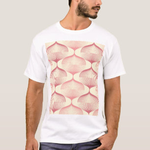 Geometric Lines: Abstract Seamless Background. T-Shirt