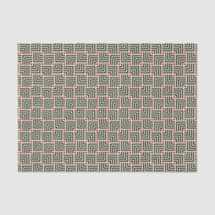 Geometric Lines Pattern Tissue Paper