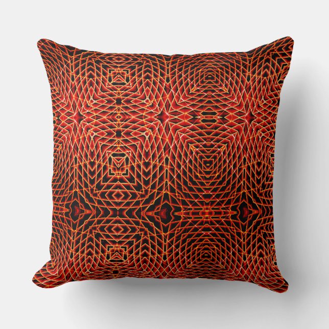 GEOMETRIC LINESThrow Pillow (Front)