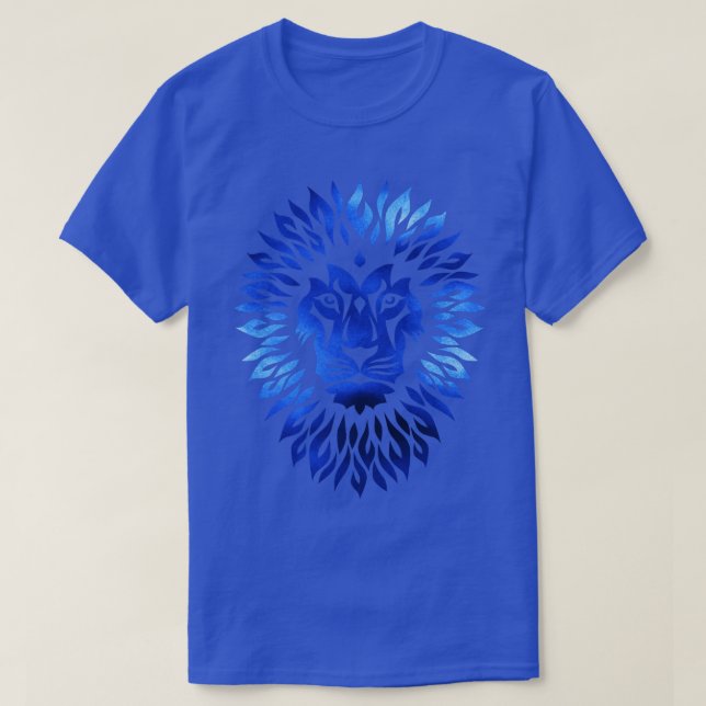 Geometric Lion T-Shirt (Design Front)