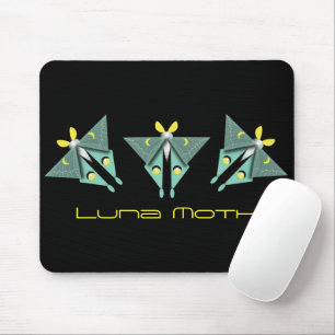 Geometric Luna Moth     Mouse Pad