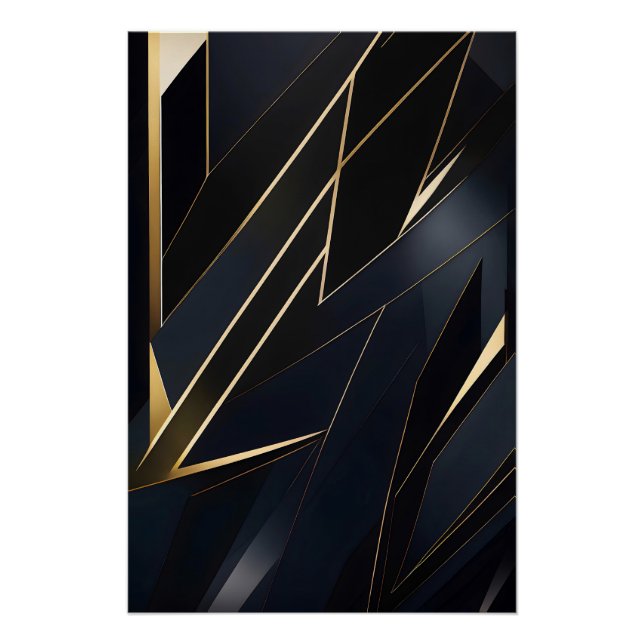 Geometric Luxury Poster (Front)