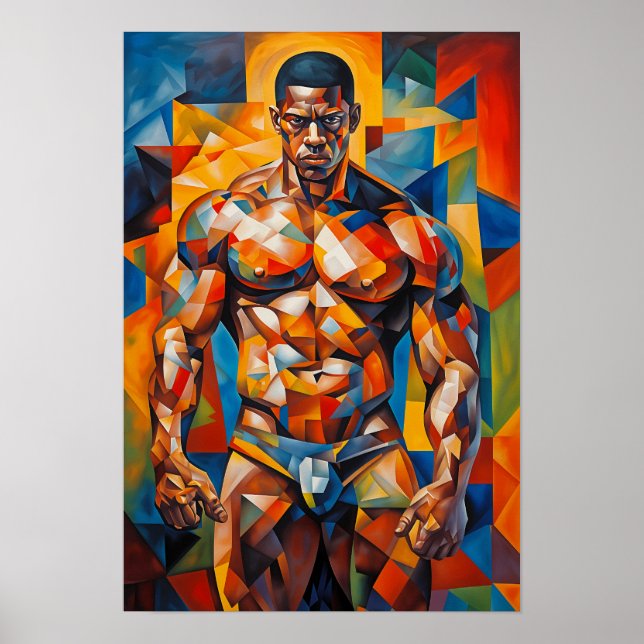"Geometric Man: Power and Aesthetics Poster (Front)