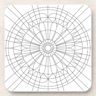 Geometric Mandala Pattern Coaster
