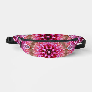 Geometric Mandala Pink Flower Pattern-67545 Bum Bags