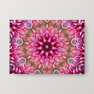 Geometric Mandala Pink Flower Pattern-67545 Keycha