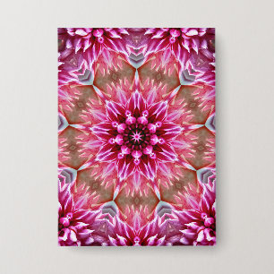 Geometric Mandala Pink Flower Pattern-67545 Keycha