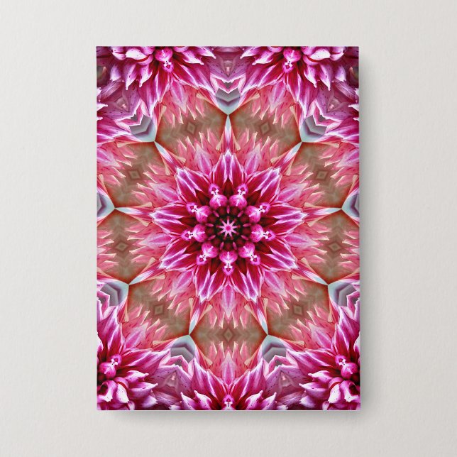 Geometric Mandala Pink Flower Pattern-67545 Keycha (Front)