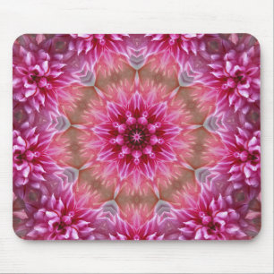 Geometric Mandala Pink Flower Pattern-67545 Mouse Pad