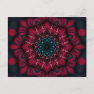 Geometric Mandala Postcard