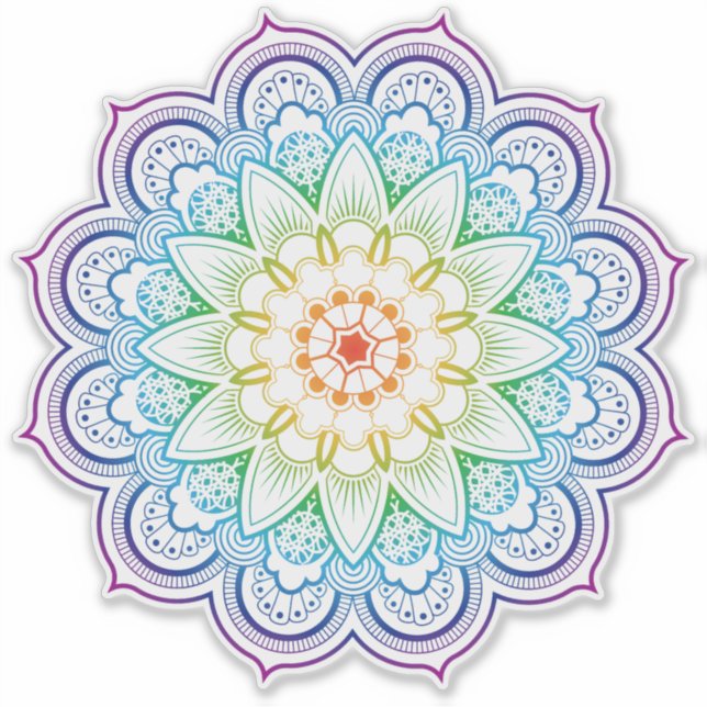 Geometric Mandala transparent (Front)