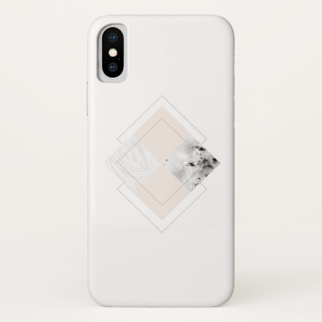 Geometric Marble Design Case-Mate iPhone Case (Back)
