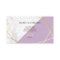 Geometric Marble Lavender Gold Business Card