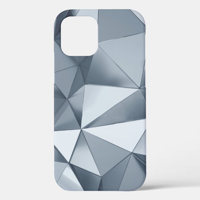 Geometric Metal: Three-Dimensional Pattern Case-Mate iPhone Case (Back)