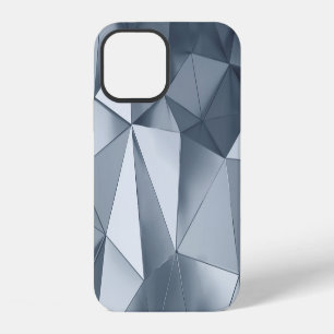 Geometric Metal: Three-Dimensional Pattern iPhone 12 Case